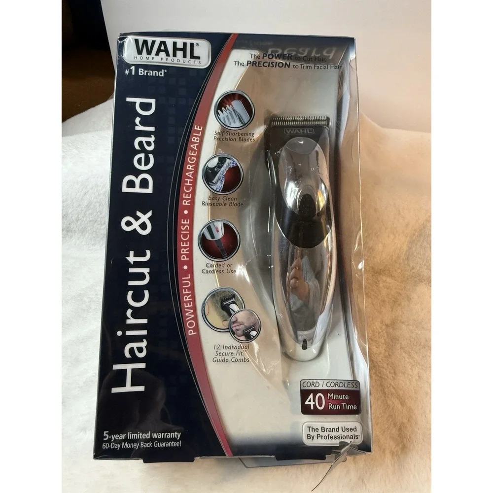 Wahl Clipper Cordless or Corded Haircut and Beard Trimmer Kit - NEW